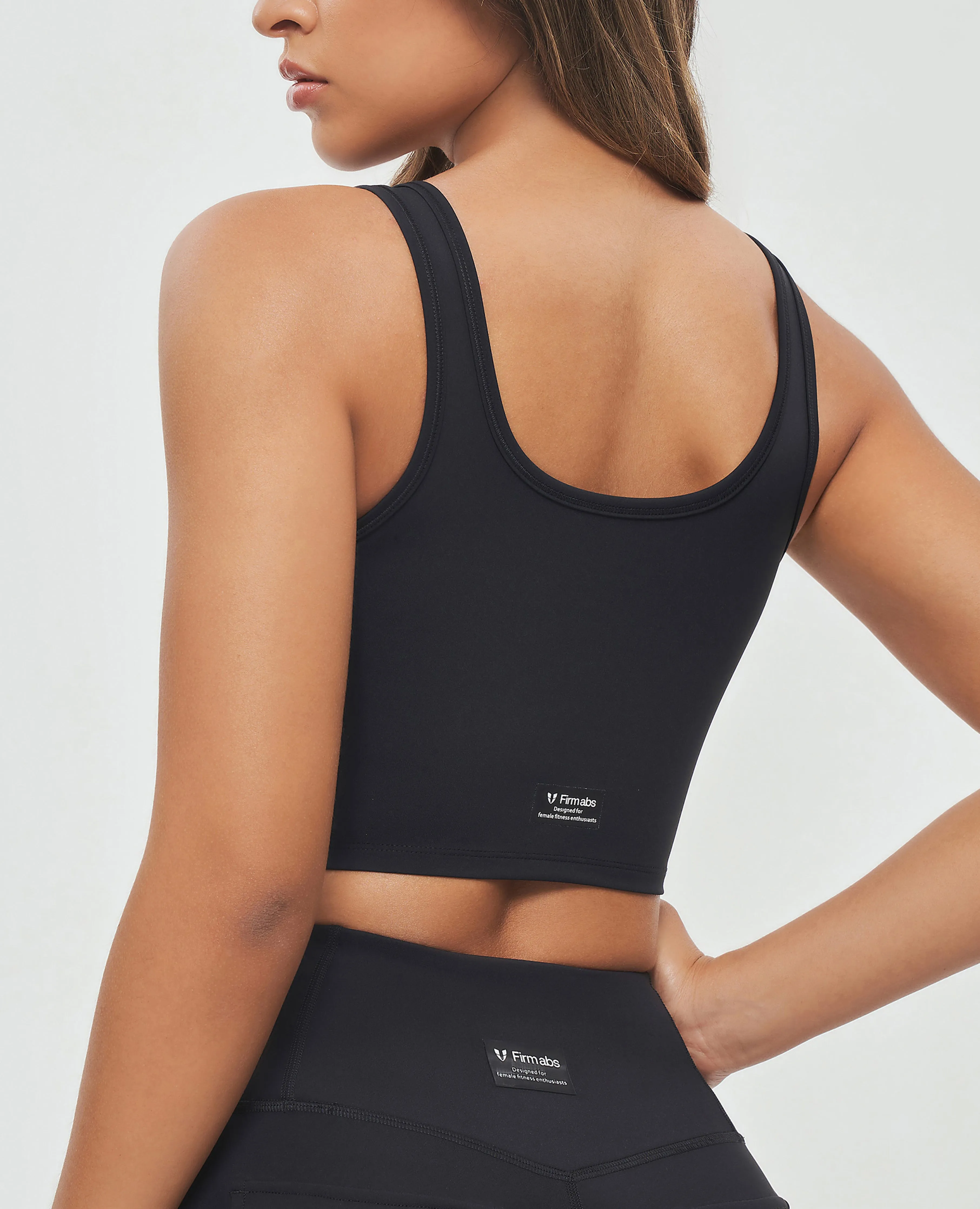 Zip Front Cargo Tank - Black